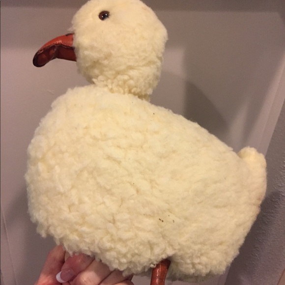 Duck puppet. Organic materials. - Picture 2 of 2